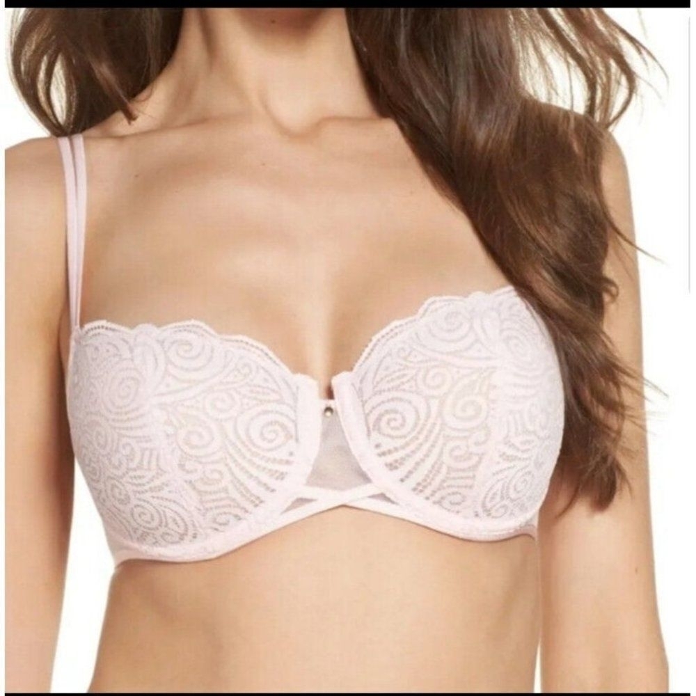 Chantelle Lace Demi Bra - 34c Us/Uk